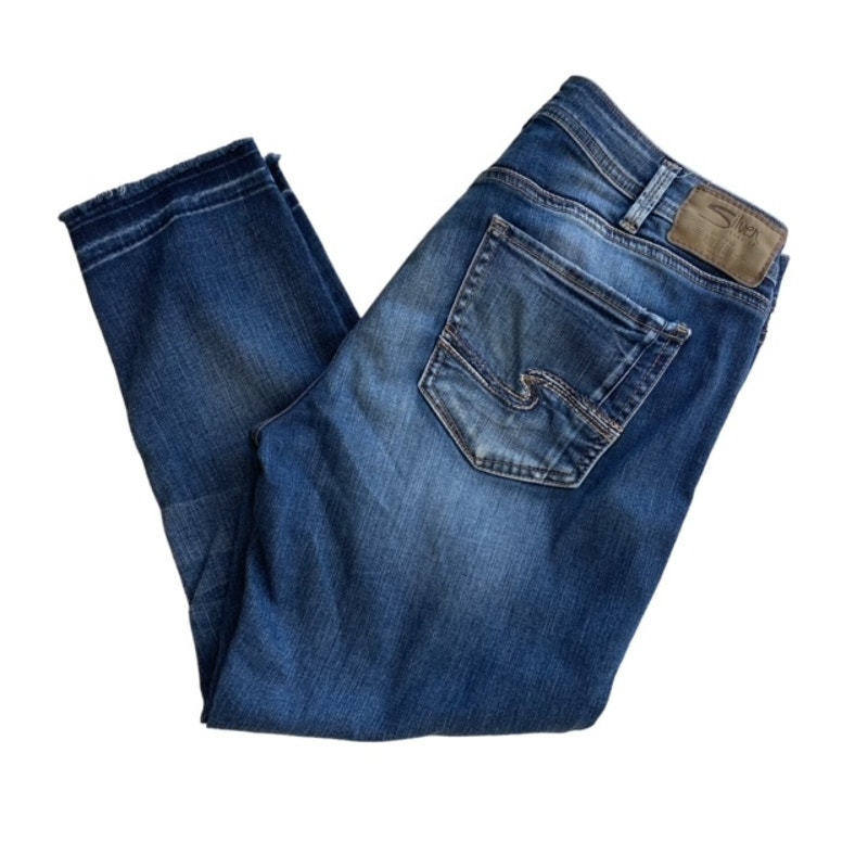 Silver Jeans Co. Avery Skinny Crop Jeans 32x24